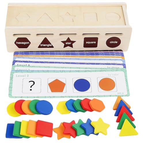 Boîte de bois éducative et sensorielle pour l'éveil des tout-petits