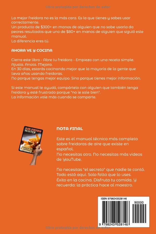 Miniatura 2 de AirFryer Master - Freidora de Aire sin Errores Domine su Freidora si aceite en 24 horas (Spanish Edition)