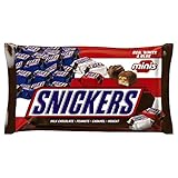SNICKERS Red, White & Blue Minis Size Chocolate Candy Bars Party Size 11.5-Ounce Bag