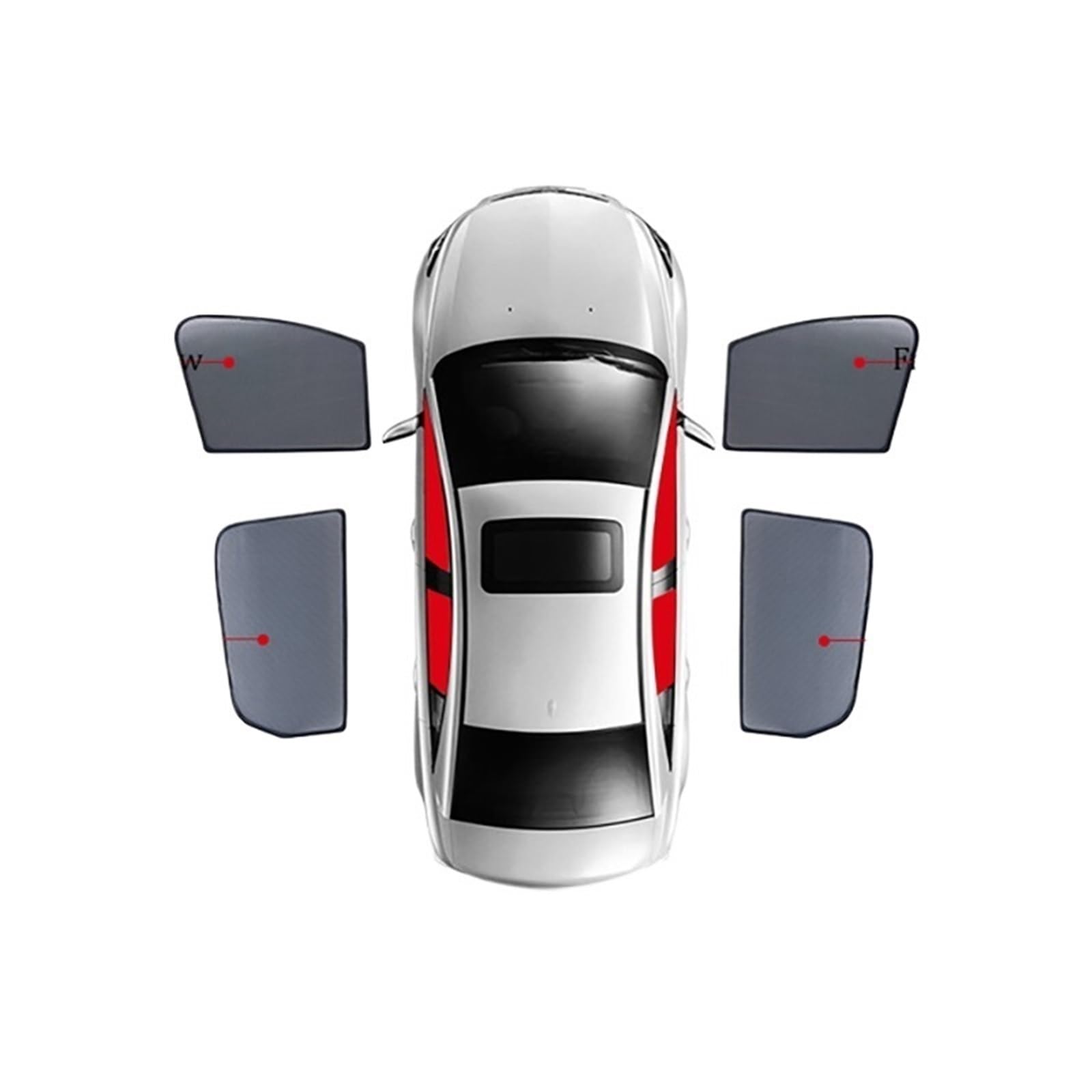 Zaslony Dzielace Samochód Do Toyota YARiS Cross Magnetic