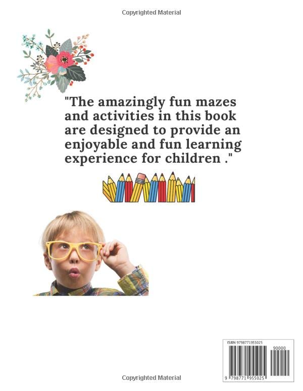 Fun Challenging Maze: Creative Activities and Ideas to learn and practice Mazes For Kids Ages 4-8, 8-12|Hours of Fun, Stress Relief and Relaxation| Workbook for Games and Problem-Solving. image 3