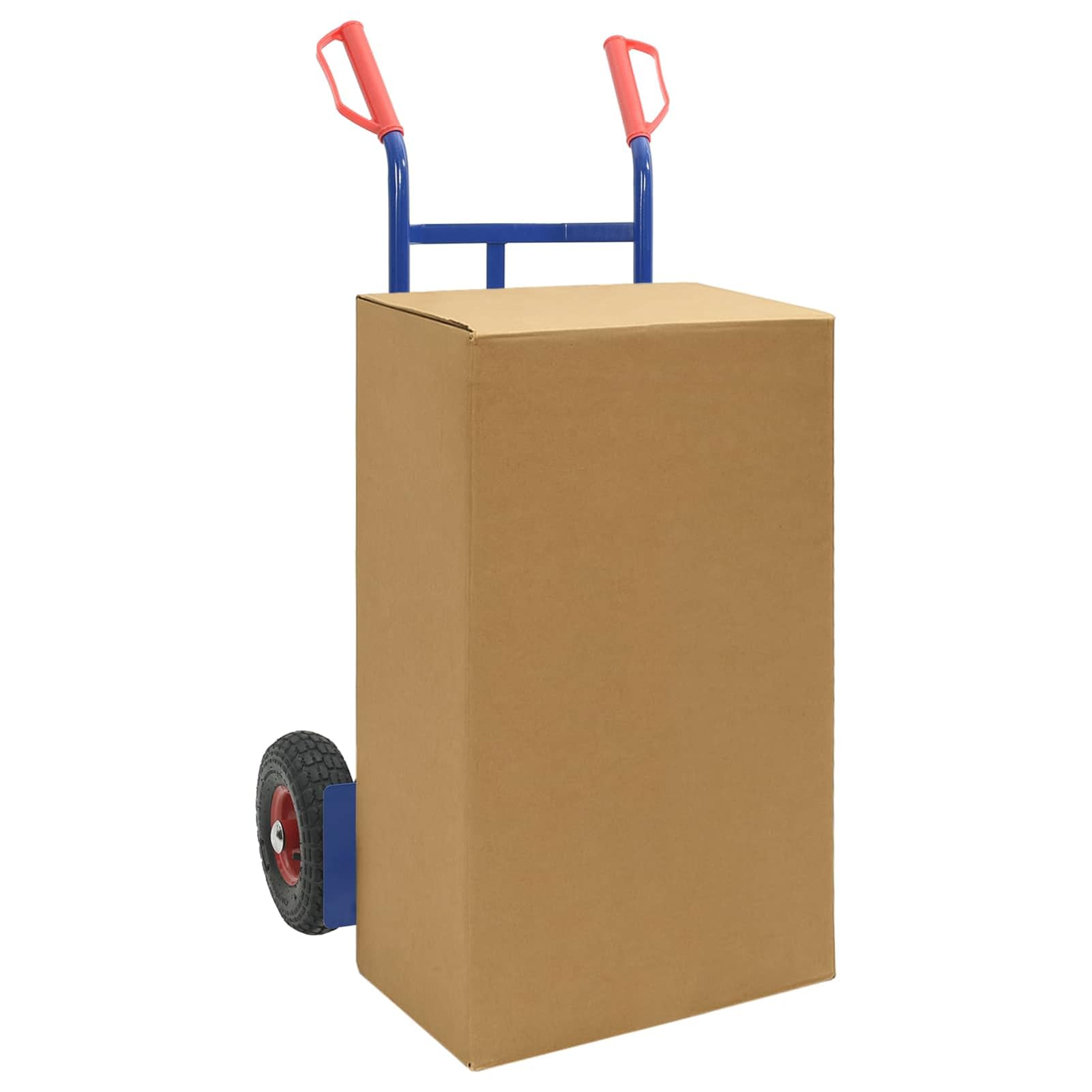 Handwagen Blau und Rot 57 x 46 x 113 cm Stahl Werkzeug Model4019014