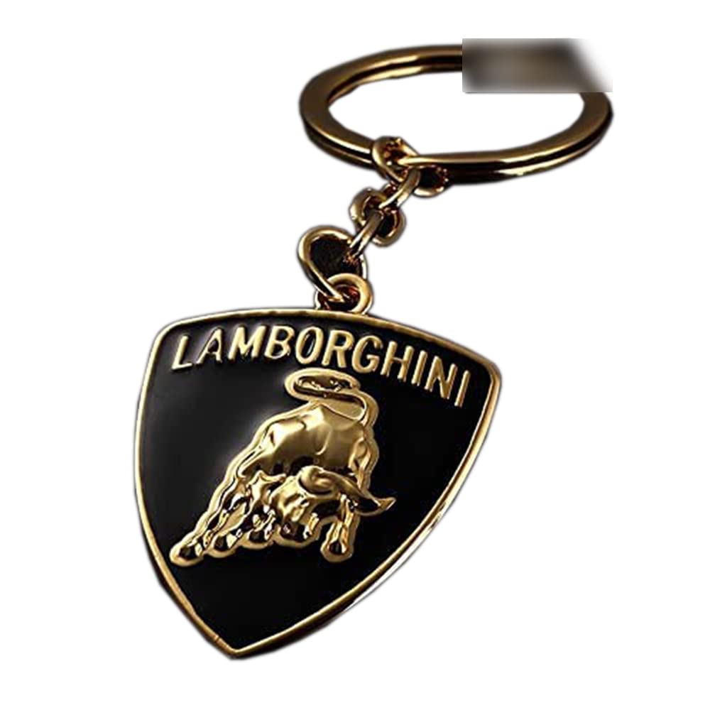 Car Key Chain For Lamborghini Gallardo Aventador Huracan URUS Emblem Men and Women Pendant Auto Accessories