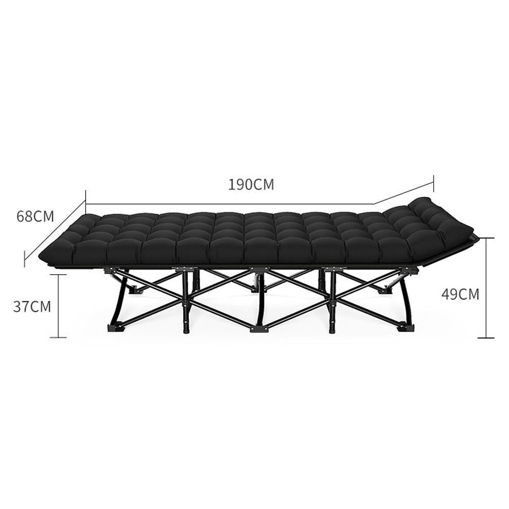 Feldbett Klappbar, Feldbett Klappbett Gästebett Klappbar Campingbett Klappbar Feldbett mit Matratze Gästebett Campingbett 190x68cm