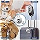 LYPPUL Mini GPS Tracker für Katzen Hunde, Haustier Tracker für Katzen, Wasserdicht Tracker Hund mit Hundehalsband, Echtzeit-Standortverfolgung für Katzen Hunderückruf, Kofferraum, Rucksack