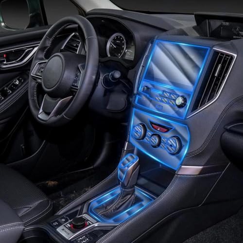 Film de protection pour console de Subaru Forester protégeant des rayures de clés