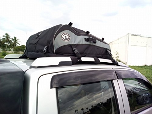 Image of TREK 'N' RIDE Fabric Car Roof Luggage Bag (Multicolour)