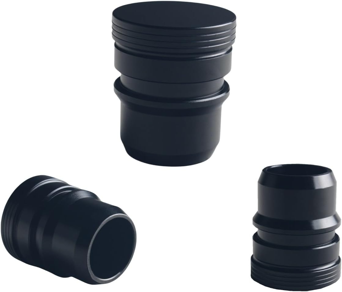 DEWHEL Billet Aluminum Blow Off Valve Mod - Vent to Atmosphere (VTA) Mod Plug Compatible with Ford F150 EcoBoost/Raptor 2.7L 3.5L 2013-2023