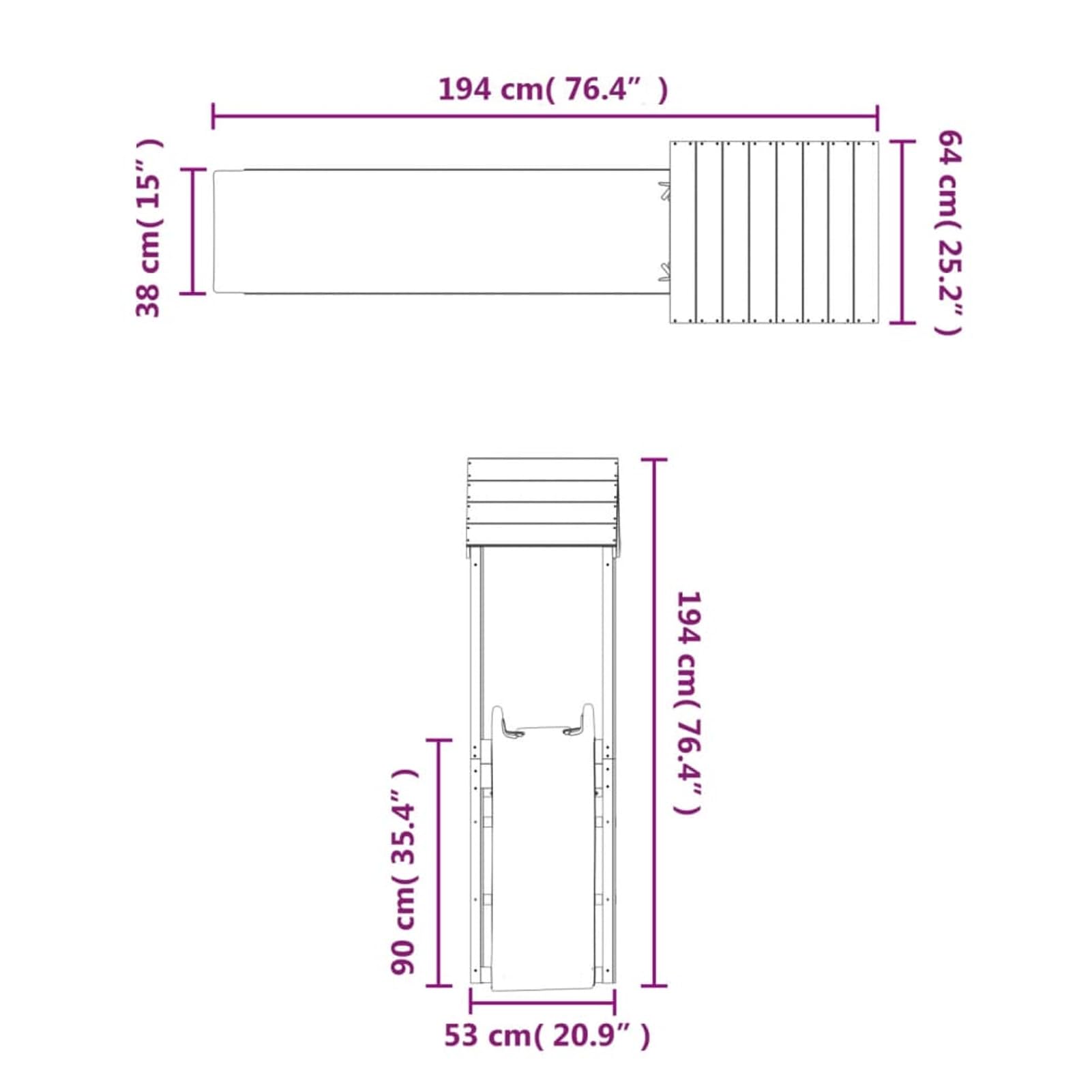 Set da Gioco da Esterno in Legno di Pino Impregnato,Giochi e Giocattoli,Attrezzatura Gioco per Esterni,Set Altalena e Set di gioco-3155854