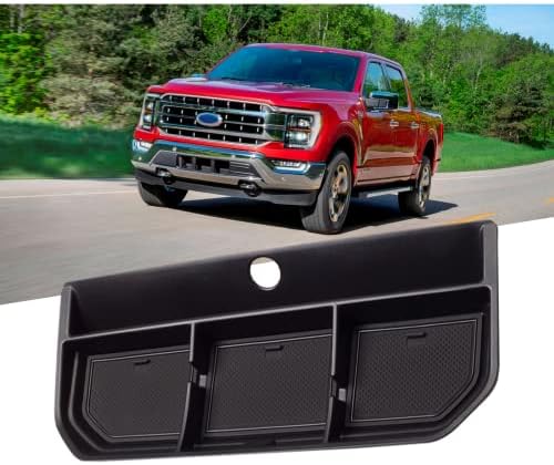 ZZDMDM 2023 Ford F150 Dashboard Organizer Tray for Ford F150 2021 2022 2023 Center Console Car Dashboard Accessories Phone Holder ABS Insert Secondary Storage Box 2022 Ford F150