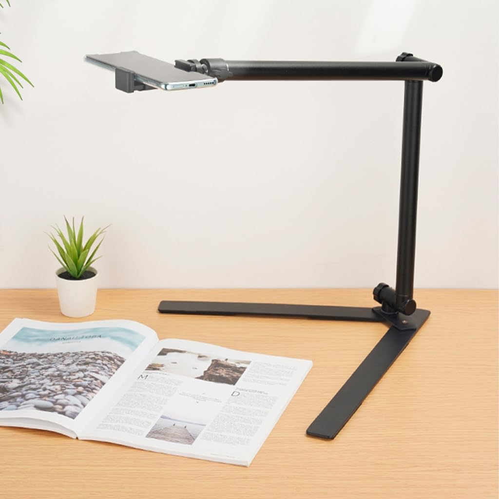 Soporte plegable de escritorio para estudio fotográfico para un almacenamiento fácil y cómodo