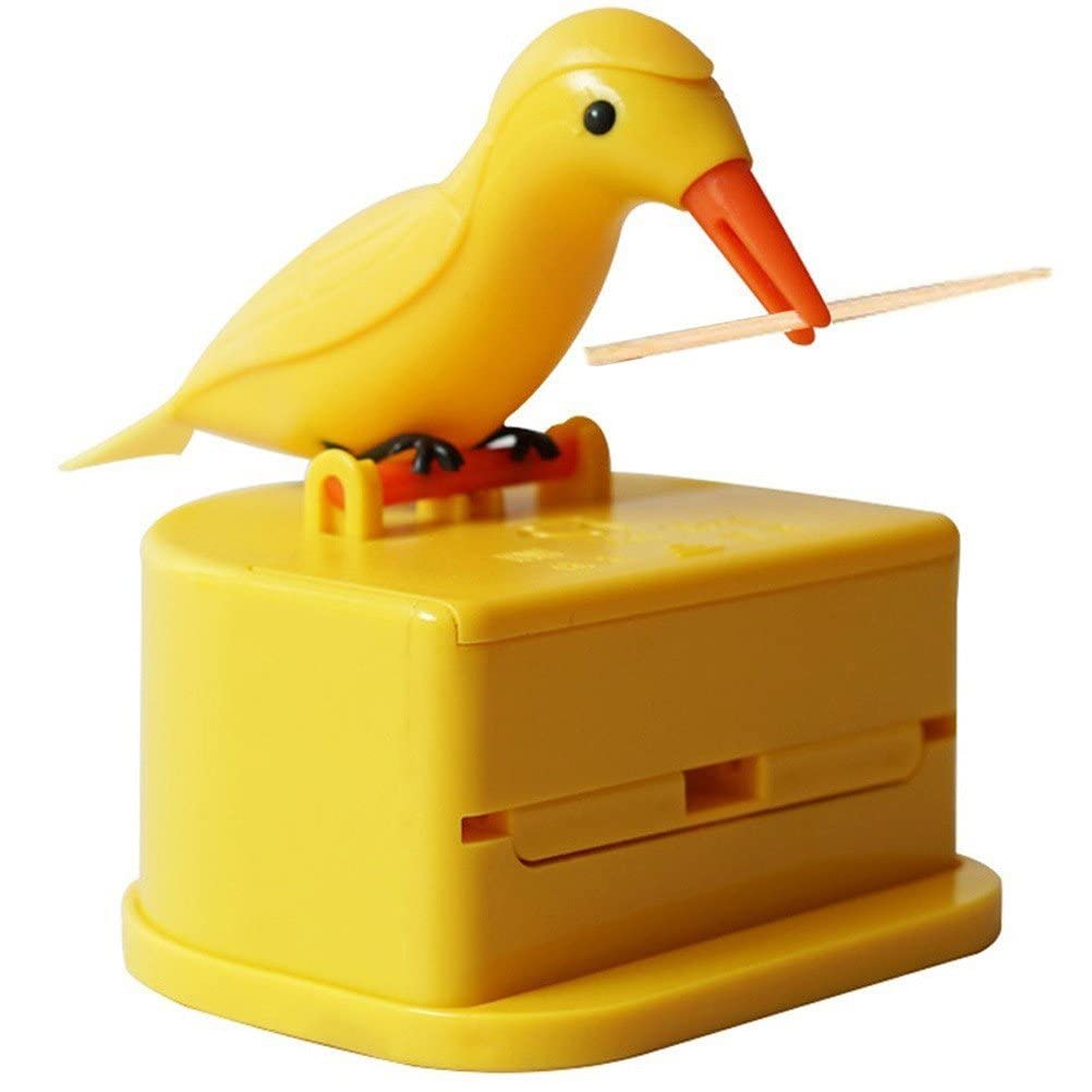 Amazon | かわいい 鳥 楊枝ディスペンサー 楊枝入れ ようじいれ 爪楊枝