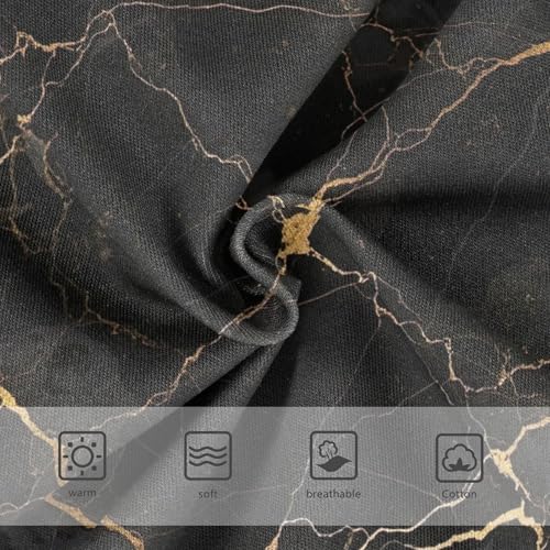 Toddler Girls Underwear 2t Cotton Panties for Girl Stylish Undies Kids Briefs Elegant Black Marble Gold Veins3