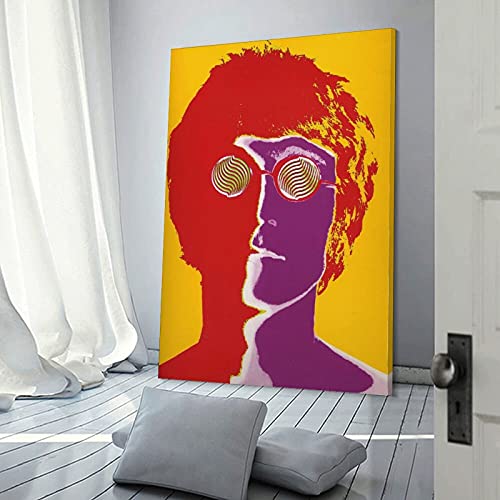 JINHAODG Richard Avedon John Lennon Poster décoratif sur toile pour salon, chambre à coucher 30 x 45 cm - Les Beatles, Paul McCartney, John Lennon, RIngo Starr, George Harrison JINHAODG Richard Avedon John Lennon Poster décoratif sur toile pour salon, chambre à coucher 30 x 45 cm – Image 4