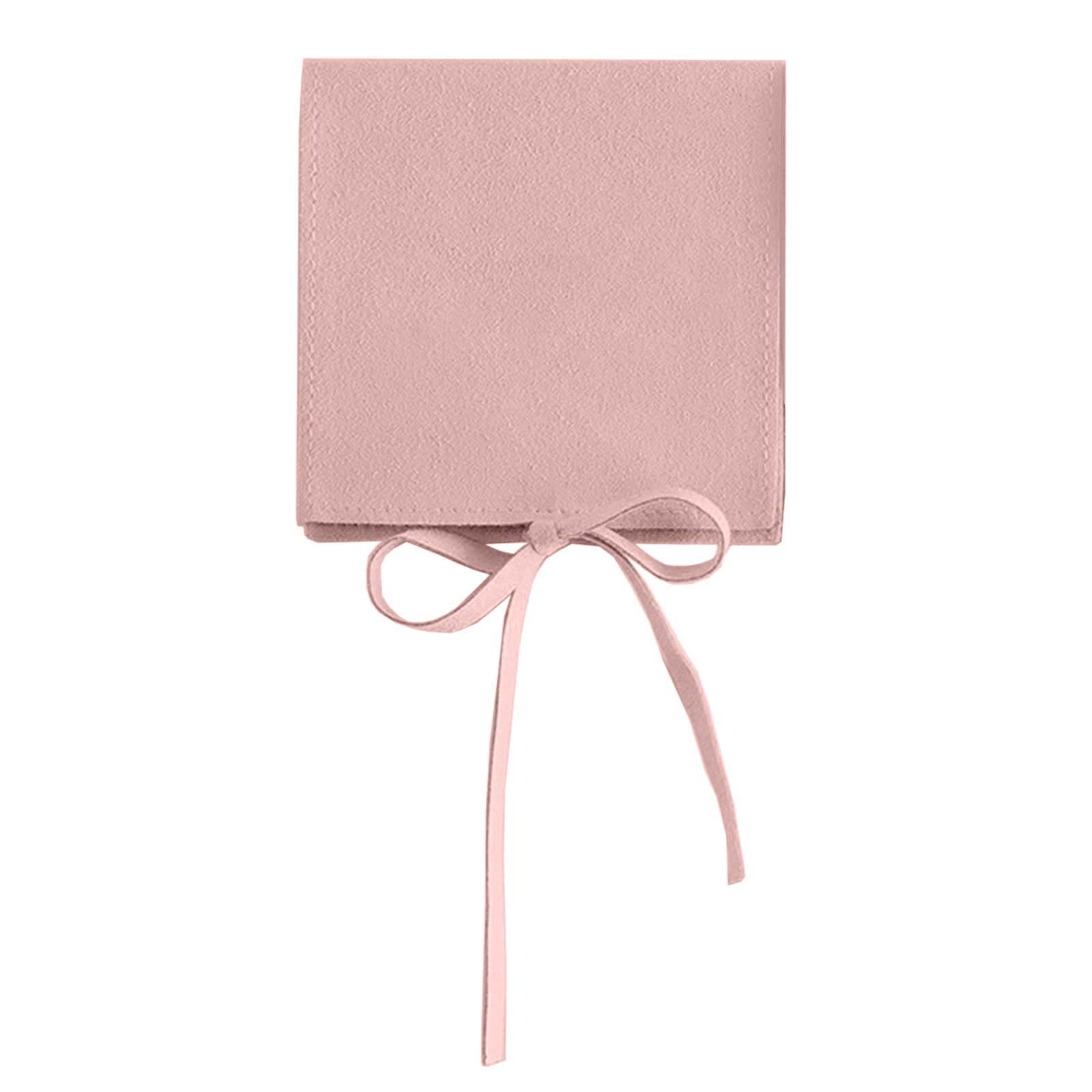 ZWWAAZHF Jewelry Gift Bags Microfiber Jewellry Rings Earrings Necklace Organiser Packaging Pouches Wedding Favor Candy Bag Necklace Storage Container