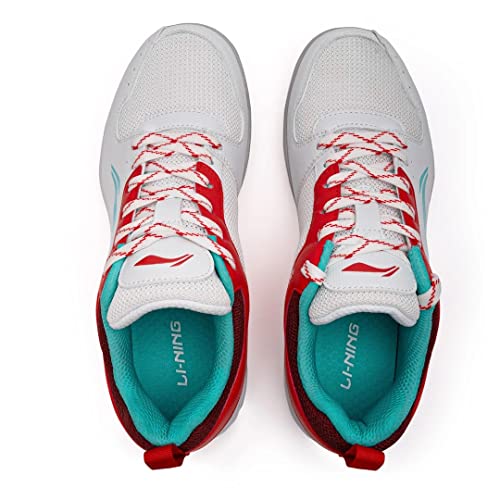 Image of Li-Ning Ultra Speed Badminton Shoe, White /Red /Dark Red