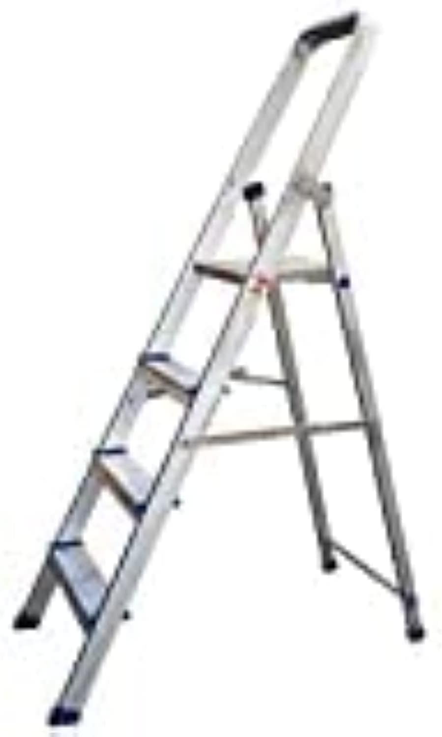 AQSON 4 Step Aluminium Ladder With Platform