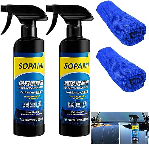 EXQST Auto-Spray, Siliziumkarbid-Nano-Auto-Kratzer-Reparaturspray, Beschichtung für Glas und Kunststoff, 6000 Milliliter