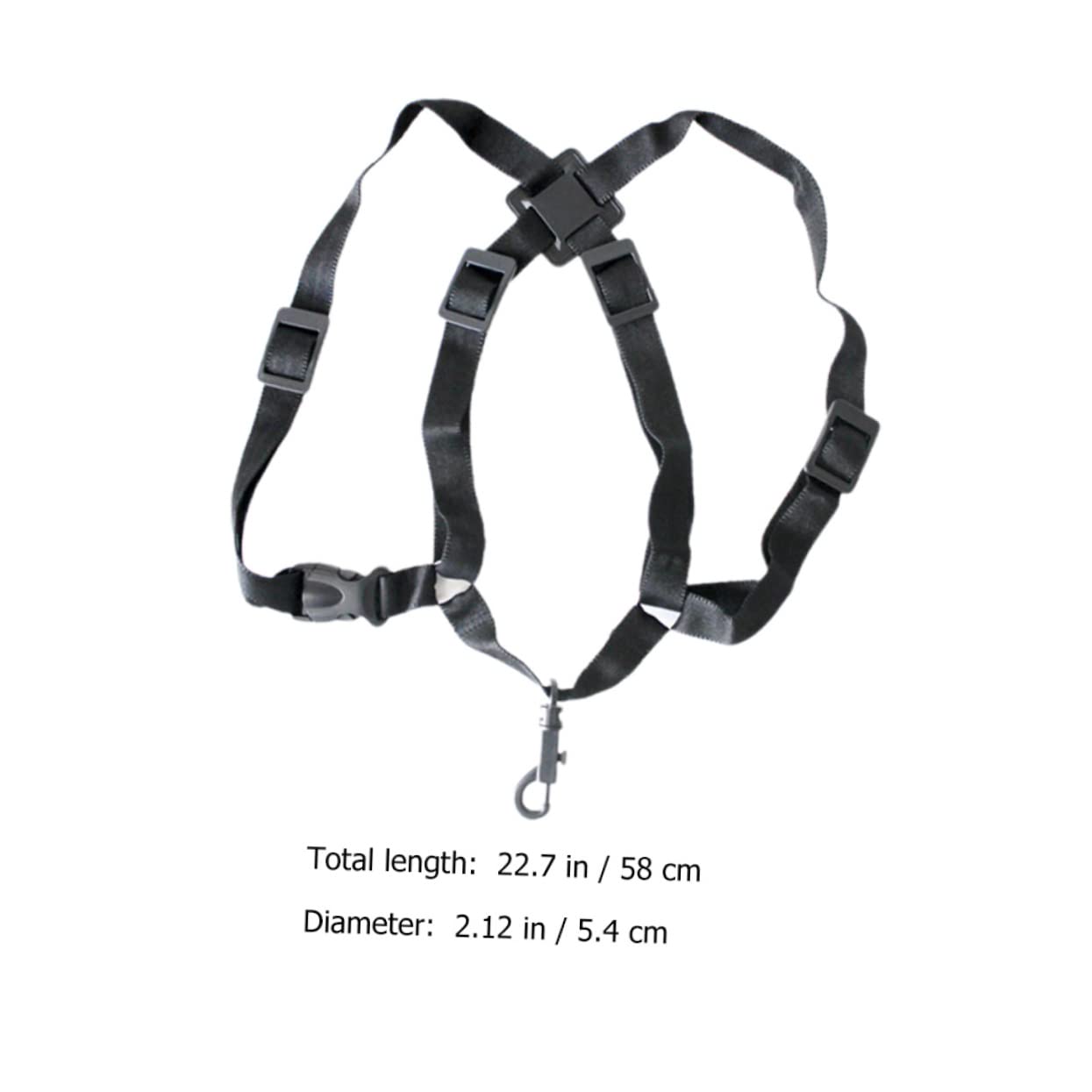 ibasenice 3pezzi Regolabile Per Saxofono Cintura Comfort Per Spalla e Petto Tracolla Per Musicisti Accessorio Versatile Per Strumenti Musicali