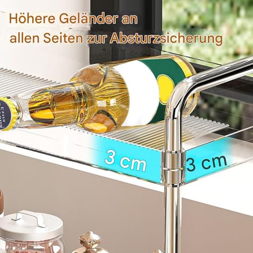 Organisateur de comptoir de salle de bain étagère à 2 étages premium - 4