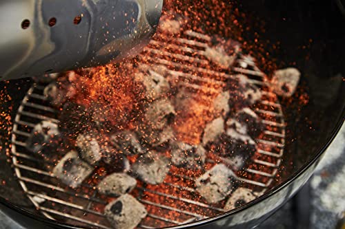 Weber Grill-Briketts aus Kokosnussschalen (8kg Sack), leistungsstark, für Lange und konstante Glut, ideal für längeres Grillen des Grillguts, 100% natürlich (18402) (Packung mit 2)