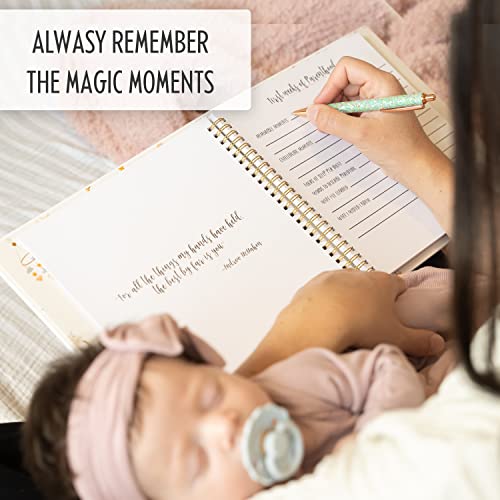 Keepsake Baby Memory Book For Boys And Girls – Timeless First 5 Year Baby Book & Box – Gender Neutral Baby Journal Scrapbook Or Photo Album - A Milestone Book To Record Every Event From Birth To Age 5 #TOP5