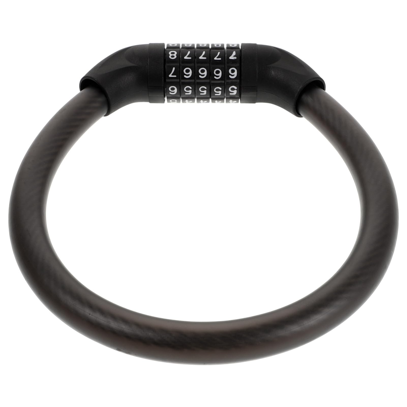 Milisten Leather Heavy Duty Bike Lock for Electric Regular Bicycles Theft-Proof Waterproof Portable