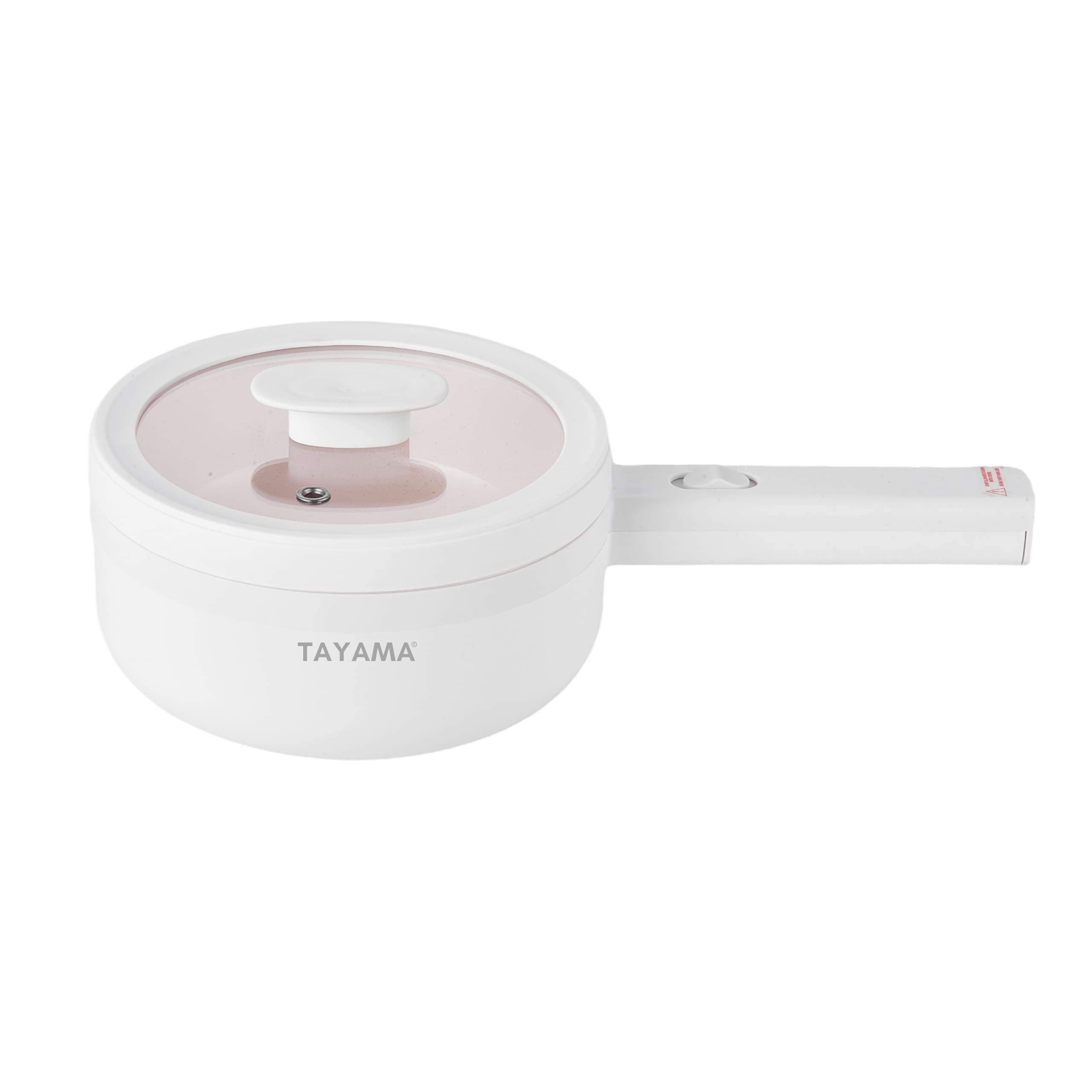 Olla eléctrica multifunción y vaporizador de alimentos 1.5L, blanco, mediano 5