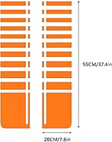 Vista 2 de Calcomanía de Vinilo para Capó de Coche con Rayas Deportivas Modificadas, Estilo Deportivo, Gráfico de Rayas, Calcomanía de Carreras, Decoración