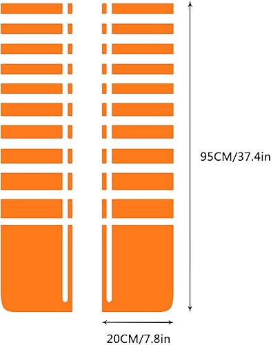Miniatura 2 de Calcomanía de Vinilo para Capó de Coche con Rayas Deportivas Modificadas, Estilo Deportivo, Gráfico de Rayas, Calcomanía de Carreras, Decoración