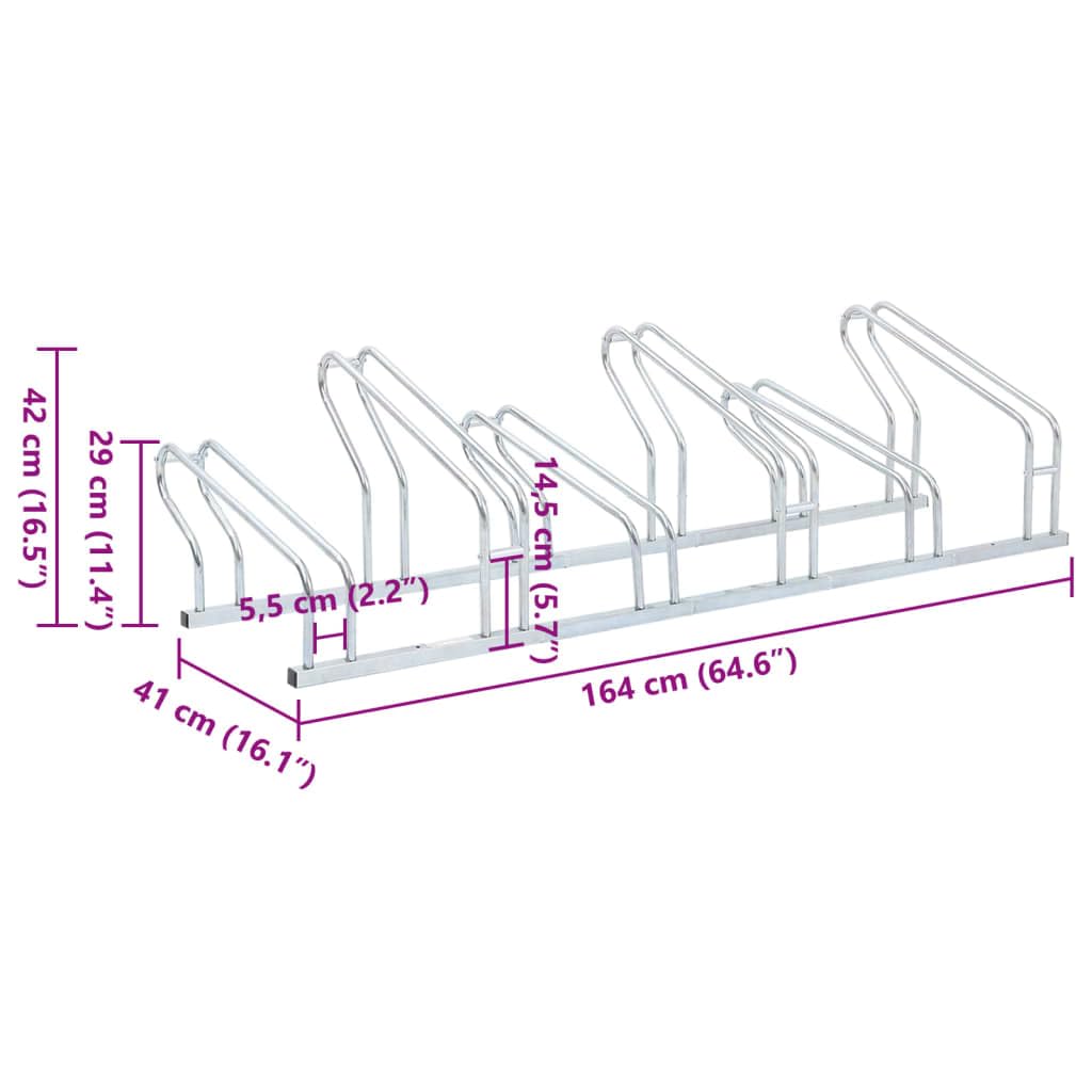 Soporte para bicicletas de acero galvanizado negro, sistema de aparcamiento con soporte de pared para garaje, jardín y sótano, ahorra espacio, robusto, plegable, independiente