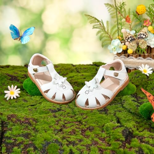 Image of GINFIVE Toddler Girls Sandals Girls Toddler Sandals Little Girls Kids Shoes