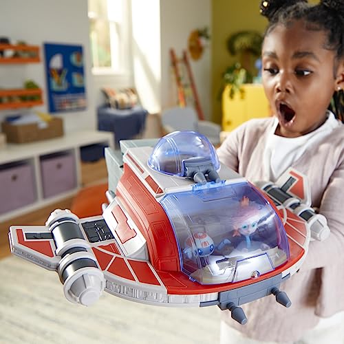 Star Wars The Crimson Firehawk, Vaisseau de 43 cm avec 2 Figurines, Jouets pour Enfants