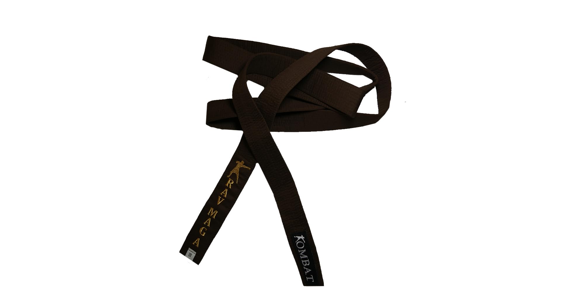 Cintura Krav Maga Marrone, 100% Cotone, 6 File Di Sedute, Lunghezza 260 Cm, Kombat Factory