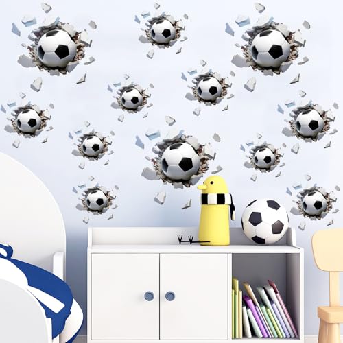 Runtoo Vinilo Decorativo 3D Soccer para Pared miniatura 3