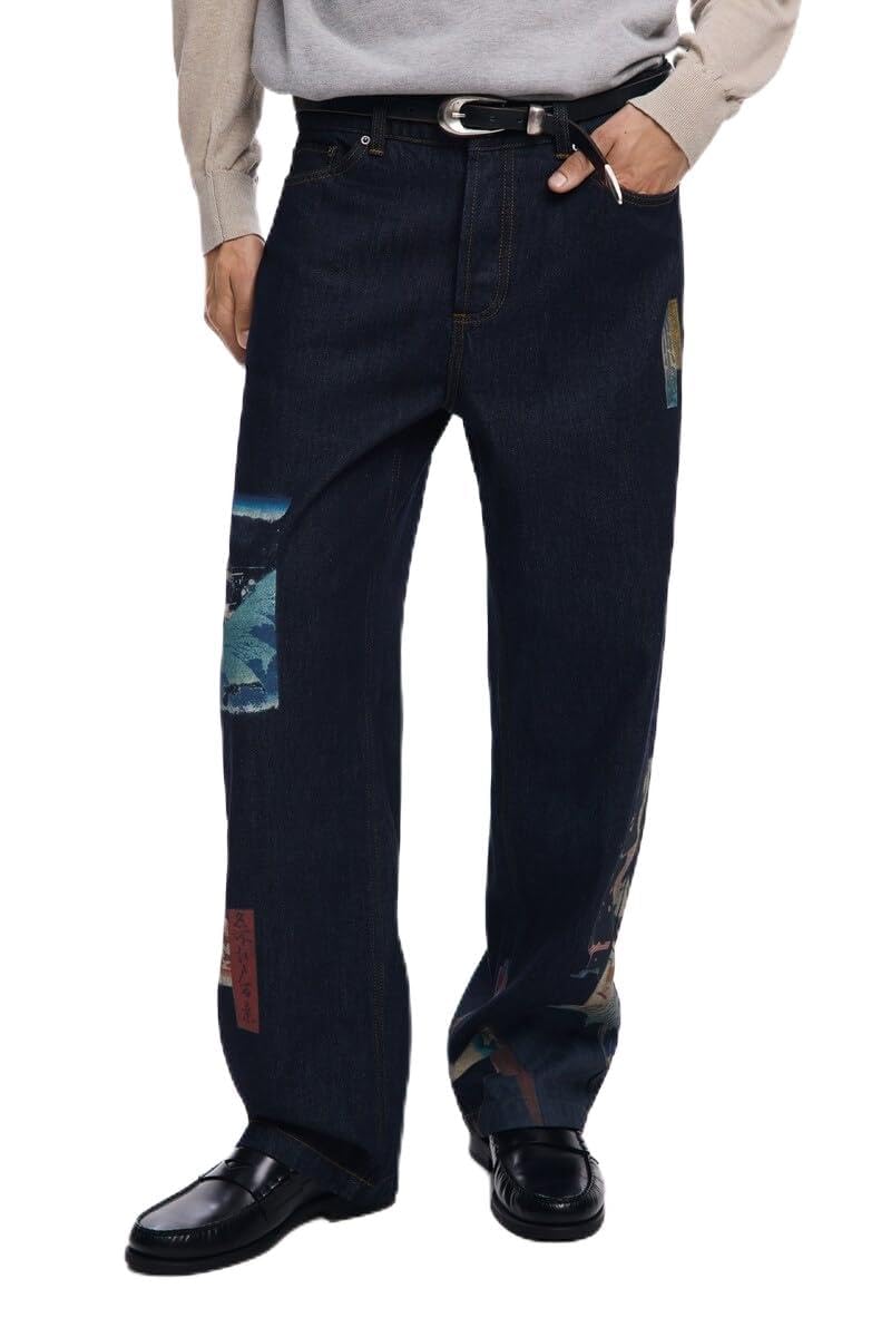 Desigual Denim_Prato, 5001 Marine, Größe 36, blau, 36 EU