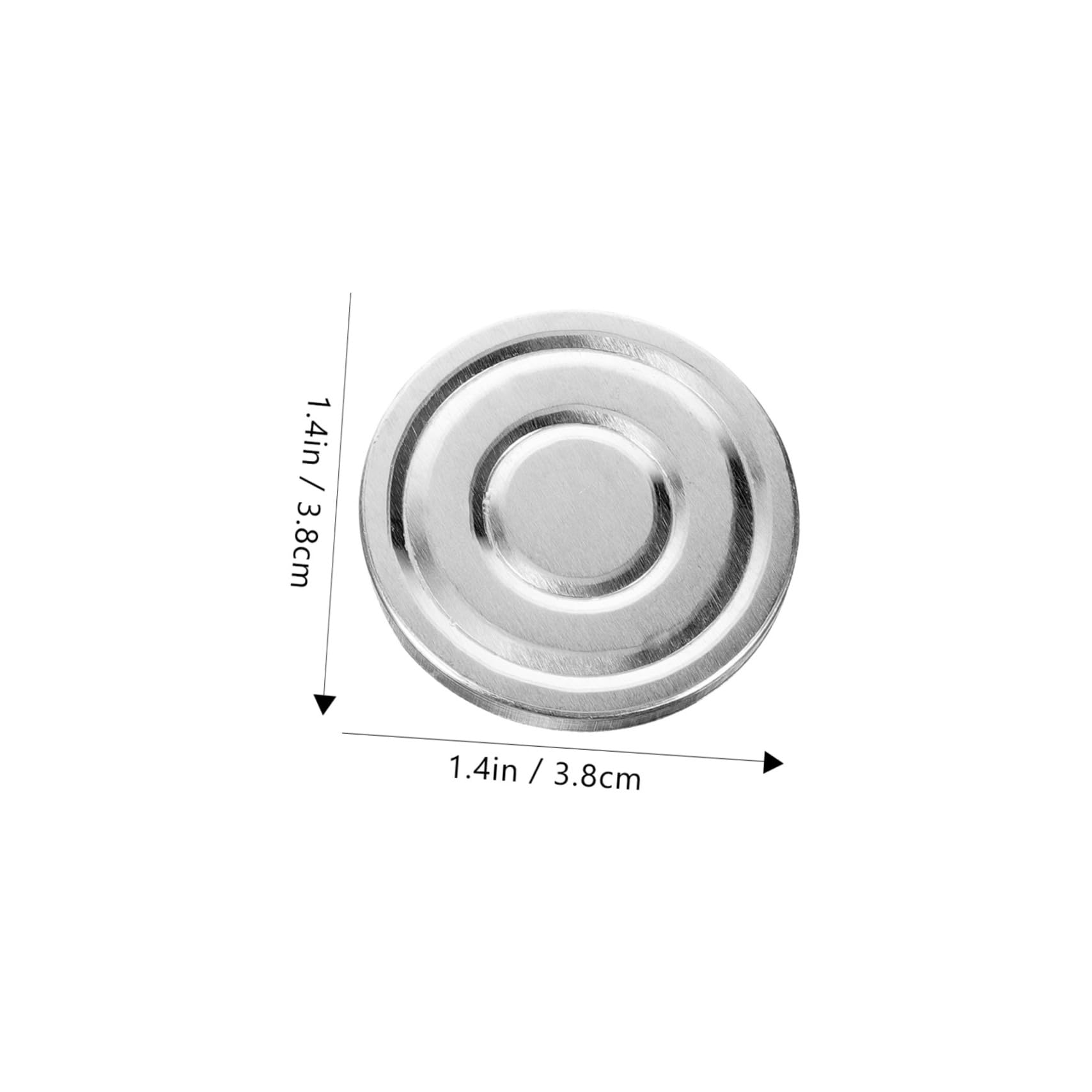 Healeved Aluminum Eye Shadow Pans Replacement for Blusher Case 3pcs Set for Travel