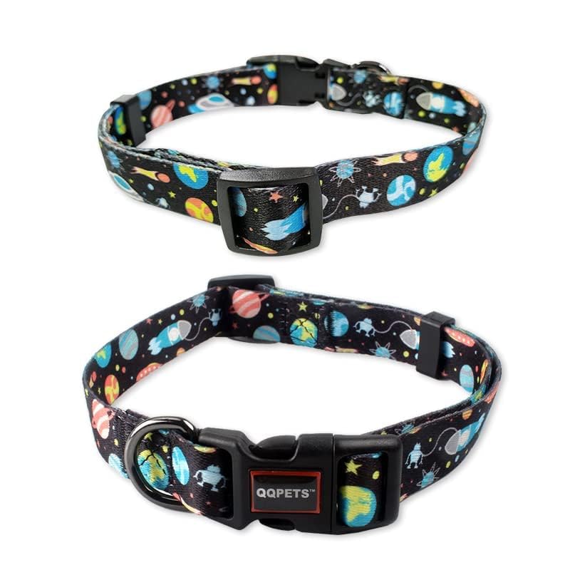 Cosyhome london Dog Collar With Colourful Star Patterns,Adjustable Durable Puppy Collars for Small Medium-Large Dogs (star war, m) - Image 2
