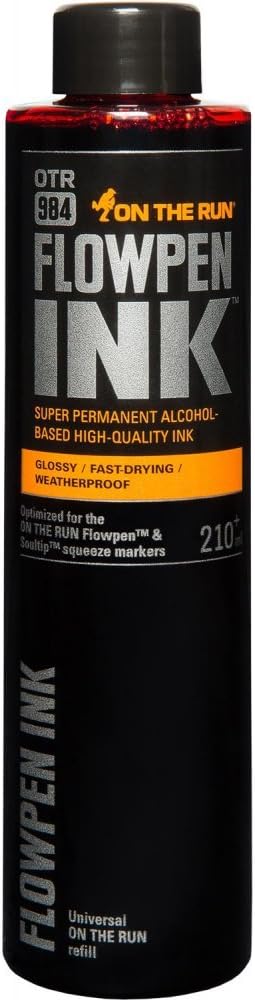 OTR 984 Flowpen Super Permanent Ink Refill 210ml by On The Run (Light Blue)