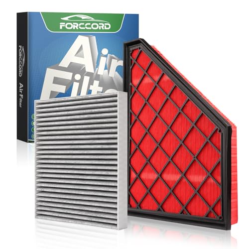Image of Cabin Air Filter and Engine Air Filter Fit for Enclave 24-18, Cadillac XT5 24-17, XT6 25-20, Blazer 24-19, TRAVERSE 23-18, GMC ACADIA 23-17 Filter Replacement CF11966 CA12166 Accessories