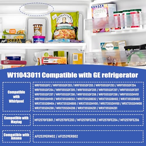 Image of W11043011 Refrigerator Bulb Replacement - for Kenmore, Maytag and Compatible - LED 40W Equivalent, Cool White 6000K, Easy Installation (1 Piece Set) (W11043011)