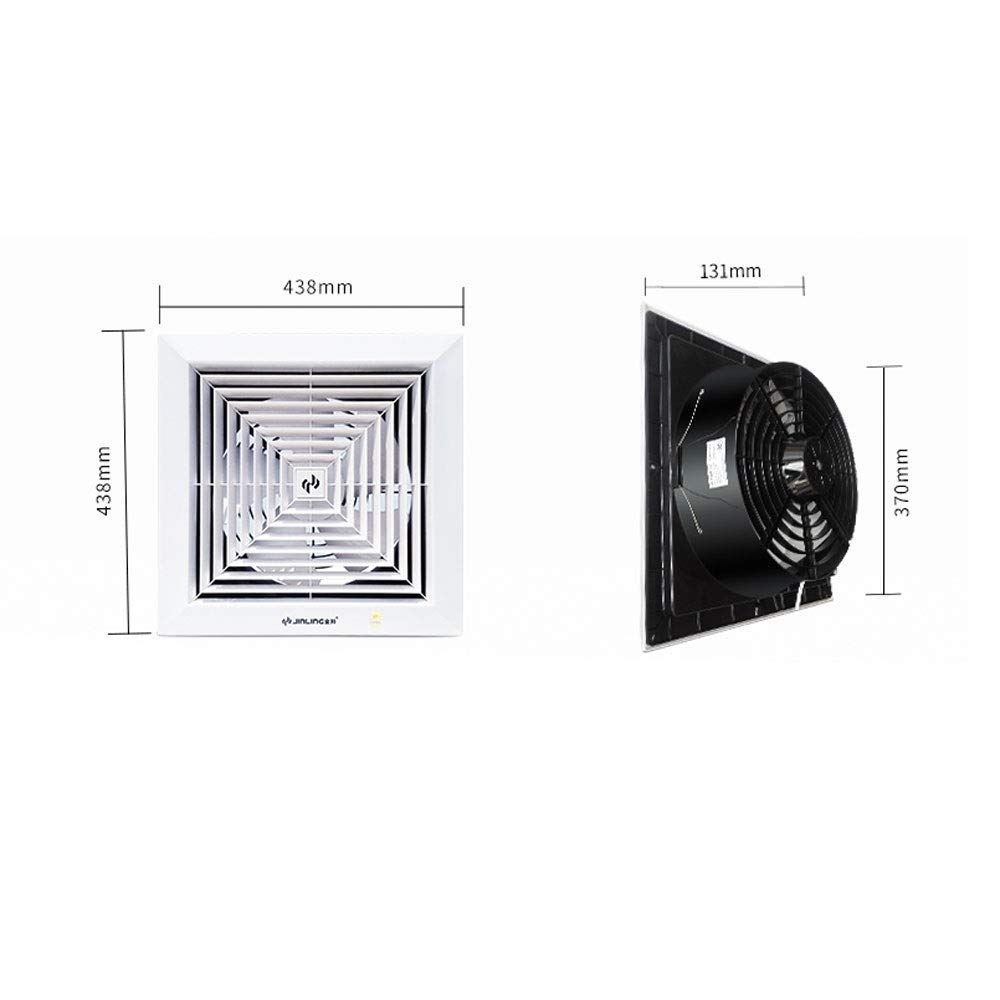 Extractor De Aire De 40 W para Cocina, Baño, Inodoro, Ventilador Silencioso De Pared para Hotel, Extractor De Aire Silencioso