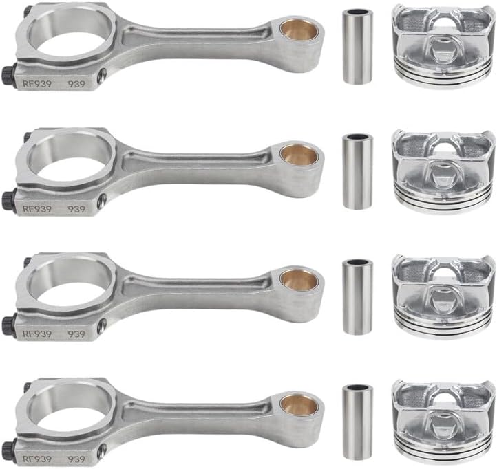 Replacement Auto Parts For 4pcs Engine Connecting Rod & Piston for 2011-13 Kia Sorento Hyundai Sonata 2.4LMod-R36R-25571