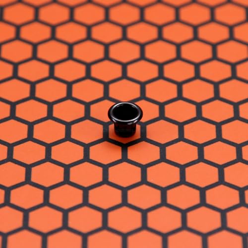 Image of KYDEX Thermoform Sheet - (Honeycomb Camo) - (Hunter Orange /Black) - (8in x 12in) - (1 Sheet) - (for Holster Making, Cosplay, Hobby) - (USA Made)