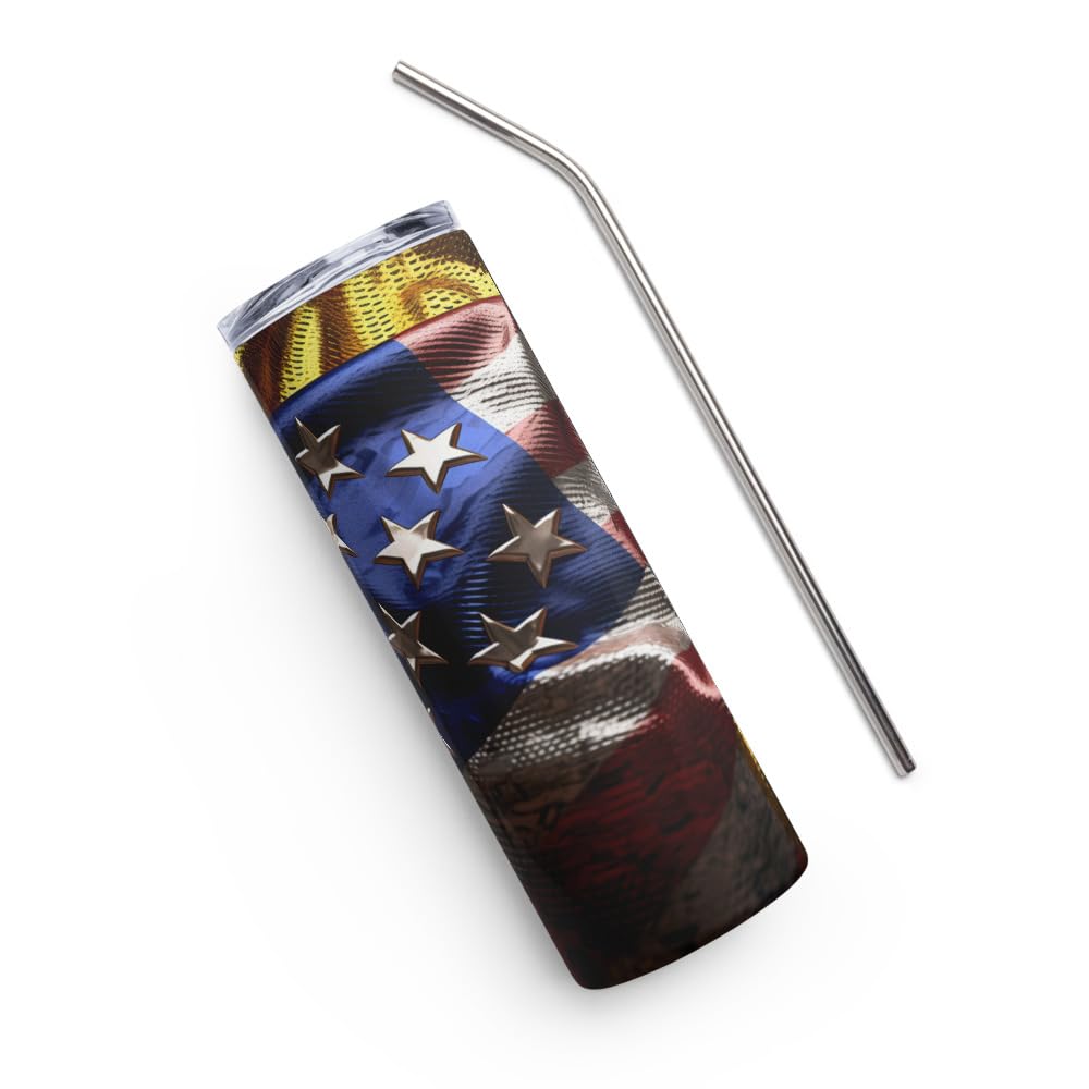 Cadeau idéal : tumbler 3D July 4th pour les passionnés de culture américaine