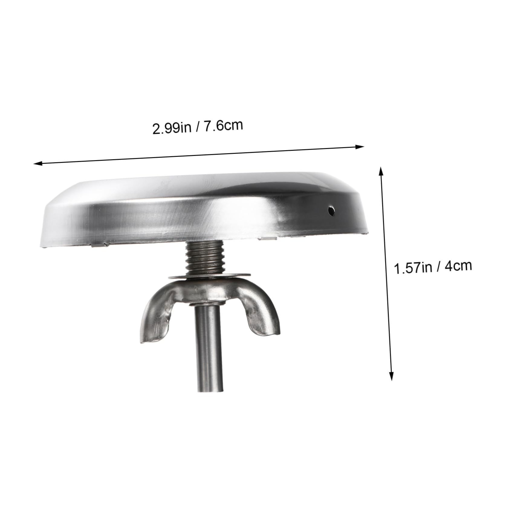 STOBAZA Stainless Steel BBQ Thermometer Bimetallic Grill Thermometer Pocket Temperature Probe Oven Thermometer for Cooking