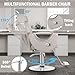 Tythical Reclining Salon Chair, Hydraulic Barber Styling Chair for Hair Stylist, 360 ° Swivel Hair Braiding Hairdresser Chairs, Height Adjustable Spa Beauty Equipment for Barbershop, Grey Silver