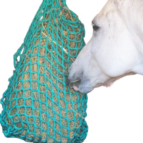 BENIMELI - Red - Saco para Heno - Alimentación Lenta de los Caballos - Color Verde - 5,5 mm (15 Kg) Cover