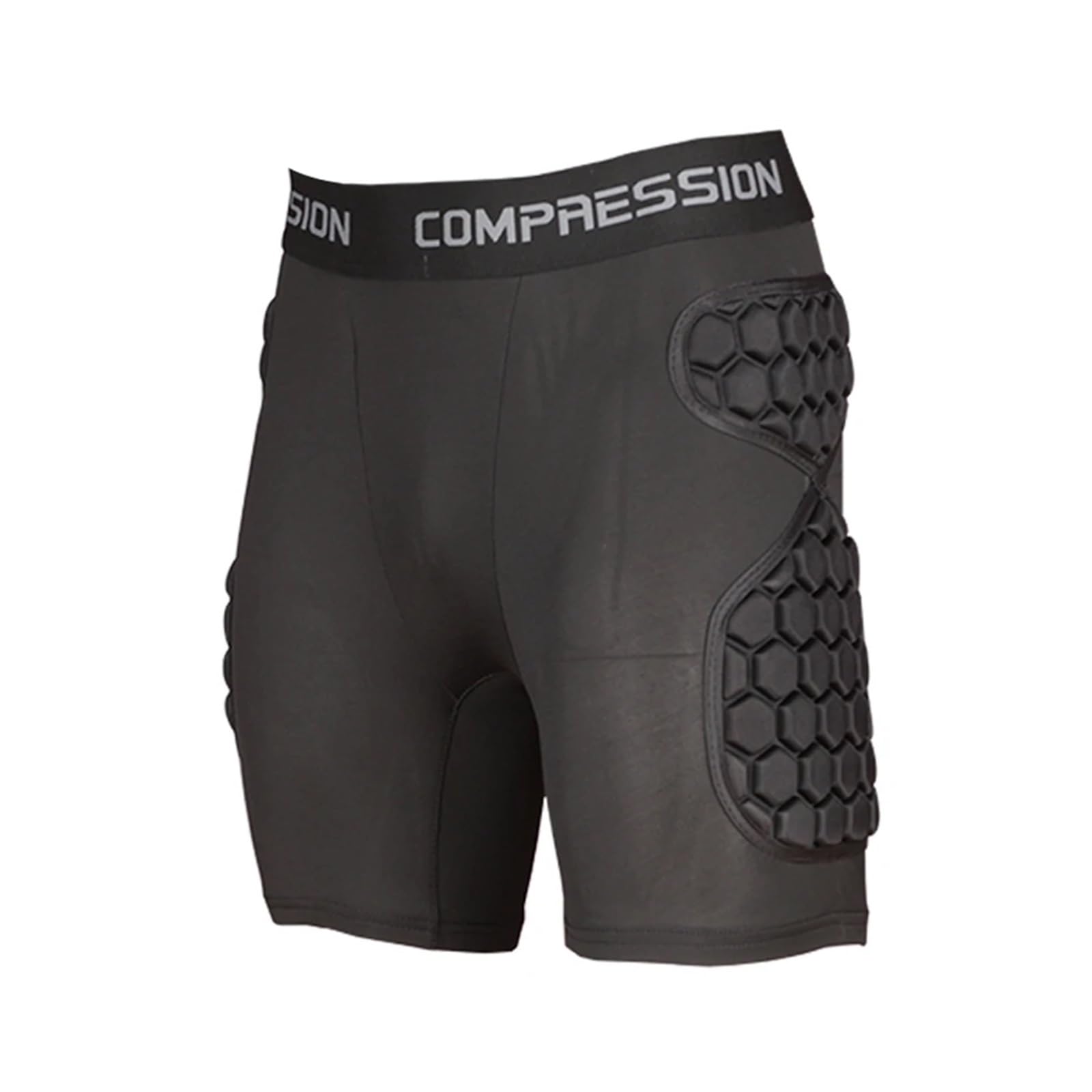 Camiseta de fútbol Acolchada Pantalones de Entrenamiento for Portero fútbol Masculino, protección Esponja Gruesa EVA. Largos con Rodilleras y Protectores Cadera for Rugby