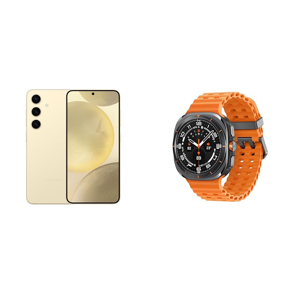 Amazon | Galaxy S24 256GB イエロー+Watch Ultra チタニウムグレー